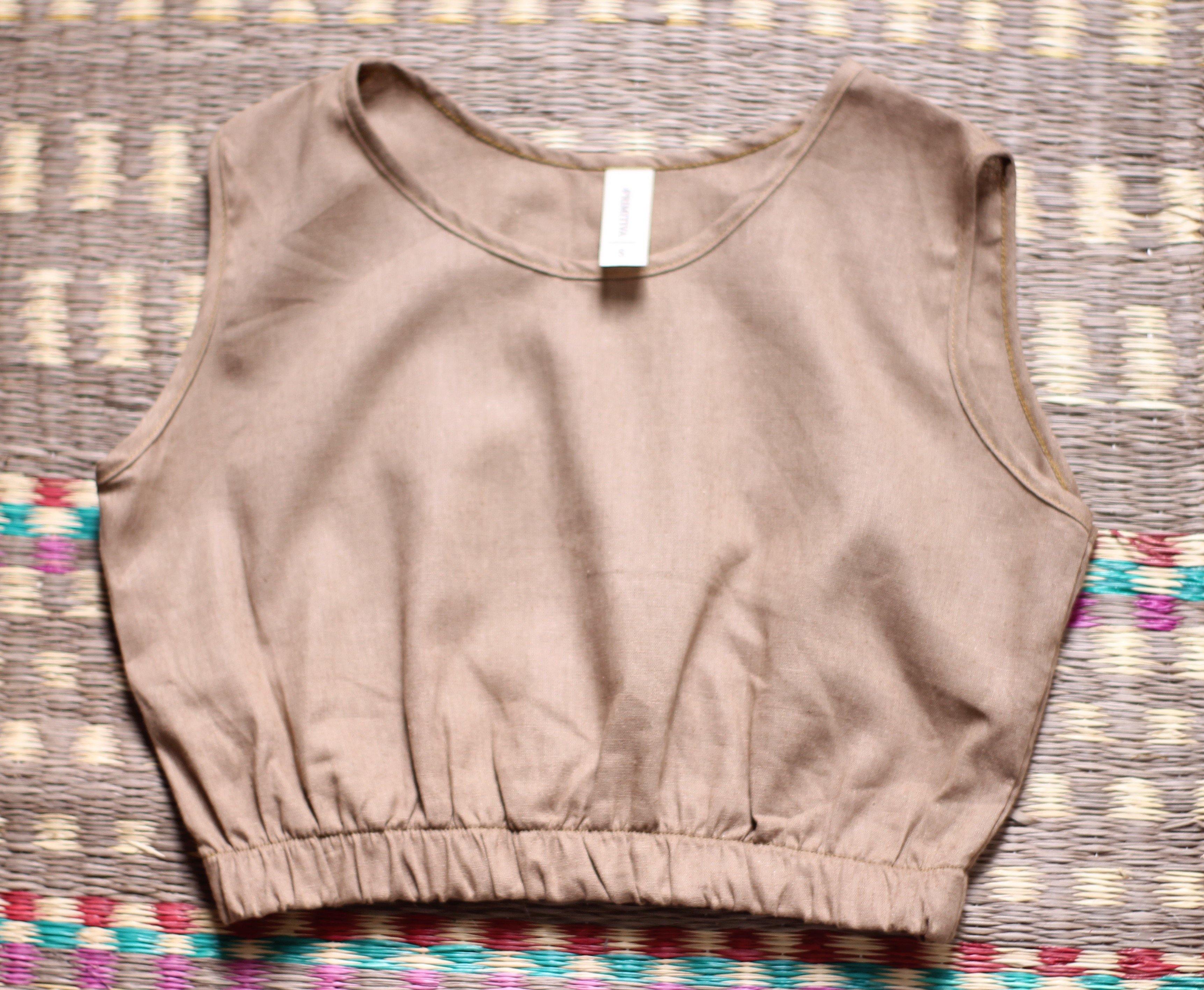 Crop Top en Lino - Primitiva